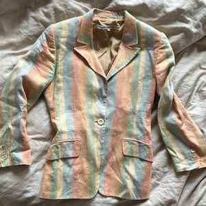 Umberto Ginocchietti striped blazer